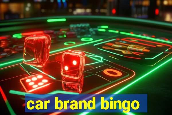 car brand bingo